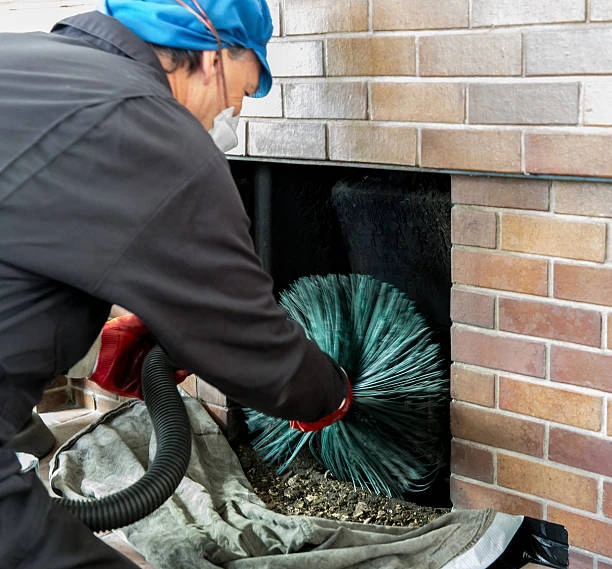 Professional chimney cleaning in Alvarado