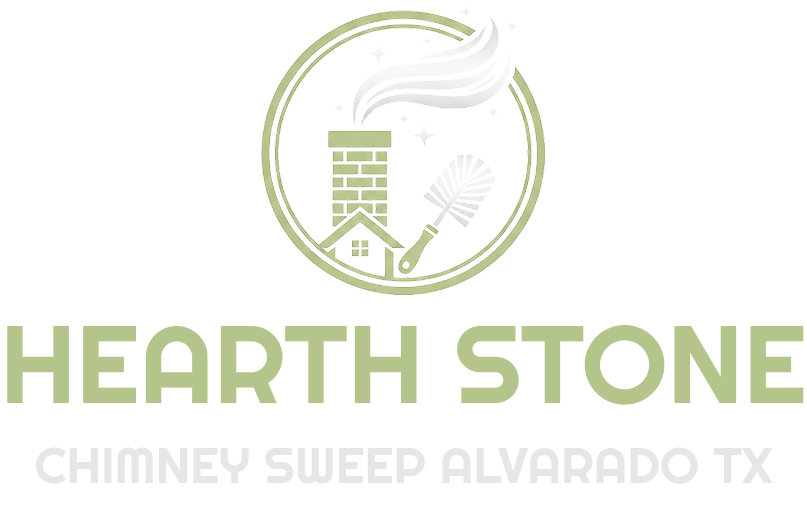 Hearth Stone Chimney Sweep Alvarado TX Logo